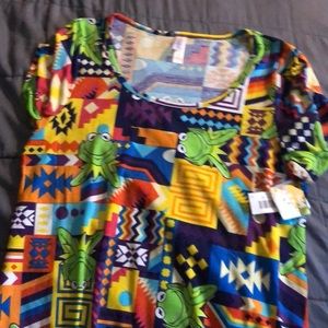 Lularoe Disney Kermit the Frog Tee